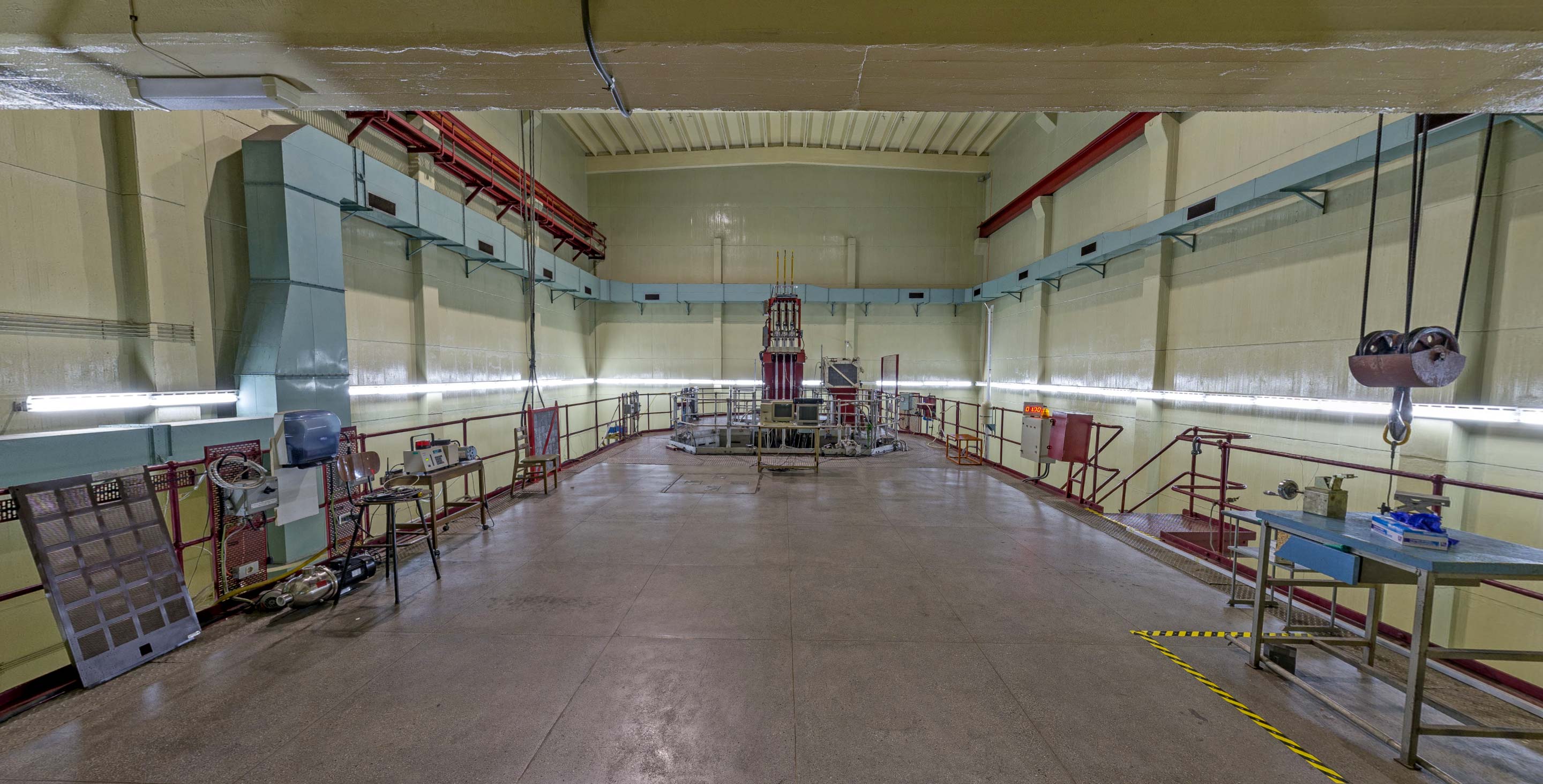 Inside the nuclear reactor